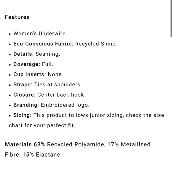 🫧🫧 BILLABONG 🫧🫧 Starry Eyes Underwire Bikini Swim Top - Picture 12 of 12